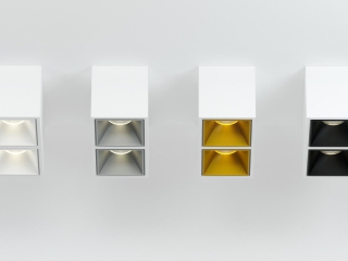 Накладной светодиодный светильник LeDron KUBING 2 White Gold
