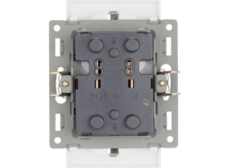 Механизм электрической розетки SCT-MEUD-PL-WH (250V, 16A) (Arlight, -)