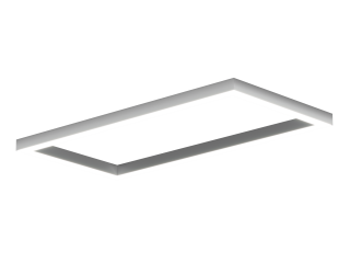 Светильник Рамка S50 (RAL9003/1219x617mm/LT70 — 4K/78W)