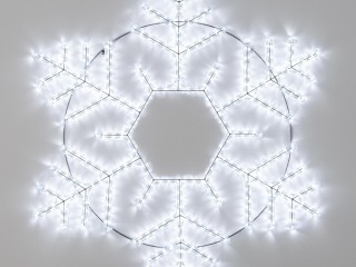 Фигура ARD-SNOWFLAKE-M10-1000x900-504LED White (230V, 31W) (Ardecoled, IP65)