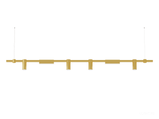 Подвесной светильник HOKASU PL10 (GOLD/2000mm – 200mm/LT70/120deg – D55/140mm – 4K/52W)