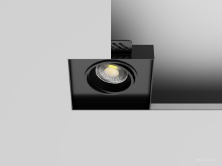 Встраиваемый светильник не имеет видимой рамки. Переход между корпусом светильника и потолком абсолютно не заметен, а поворотная конструкция позволяет направлять свет в нужную сторону. Минималистичный и современный дизайн делают светильник не заметным на потолке, а утопленное расположение источника света исключает слепящий эффект. 