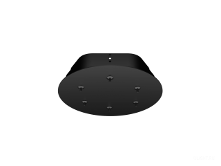 Потолочная чаша 6063 – D210 (RAL9005/6 отверстий)