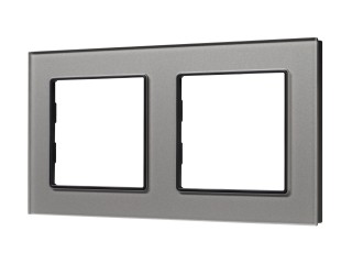 Рамка стеклянная FRM-GLARE-GS-2-GR (Arlight, -)