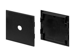 Комплект заглушек LINE-5050-DUAL BLACK  (Arlight, Пластик)