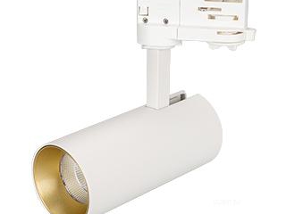 Светильник SP-POLO-TRACK-LEG-R65-8W White5000 (WH-GD, 40 deg) (Arlight, IP20 Металл, 3 года)