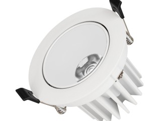 Светильник MS-FORECAST-BUILT-TURN-R102-12W Warm3000 (WH-WH, 32 deg, 230V) (Arlight, IP20 Металл, 5 лет)