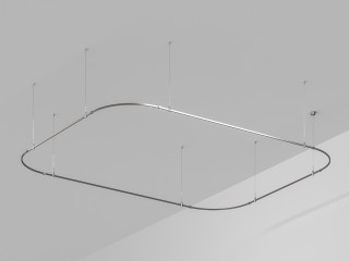 Основание ART-APRIORI-RECTANGLE-SOFT-HANG-4500x3500 (TN) (Arlight, IP20 Металл, 3 года)