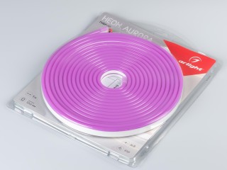 Лента герметичная AURORA-PS-A120-12x6mm 24V Purple (10 W/m, IP65, 2835, 5m) (Arlight, Силикон)