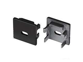 Заглушка SL-MINI-15 BLACK с отверстием (Arlight, Пластик)