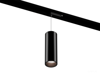 Подвесной трековый светильник HOKASU Tube Hang TR2 (55-120/ral9005 – 10w/2790/10deg)