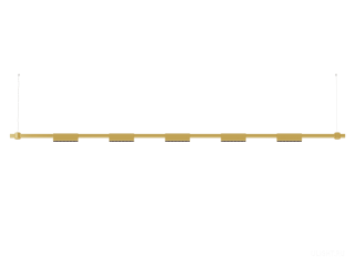 Подвесной светильник HOKASU PL11 (GOLD/2500mm – 190mm/3K/17.5W/40deg)