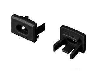 Заглушка PIK-1007 черная с отверстием (Arlight, Пластик)