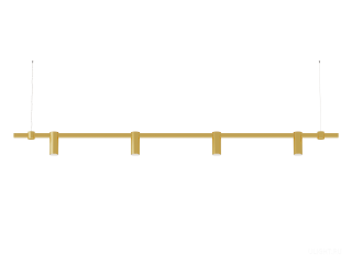 Подвесной светильник HOKASU PL9 (GOLD/2000mm – D55/140mm/4K/40W/38deg)