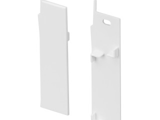 Заглушка PLINTUS-H73-F WHITE (Arlight, Пластик)