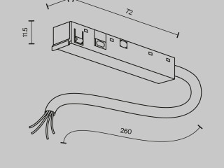 Комплектующие для трековой системы Technical TRA239B-42B