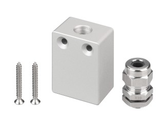 Заглушка ARH-FLOOR27-H28-DOWN с отверстием (Arlight, Металл)