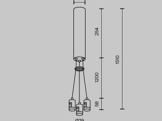Комплектующие для трековой системы Technical TRA154SW-BB-R-B