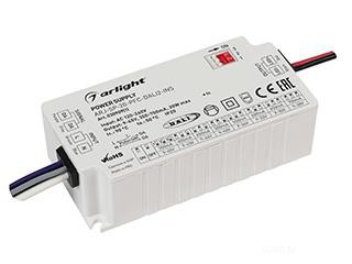 Блок питания ARJ-SP-20-PFC-DALI2-INS (20W, 9-45V, 0.35-0.7A) (Arlight, IP20 Пластик, 5 лет)