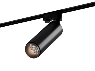 Трековый светильник HOKASU Tube Zoom TR4 (55-120/ral9005 – 10w/3090/12-50deg)