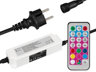 Контроллер ARD-CLASSIC-SYNC-RGB-1000LED Black (230V, 80W, RF ПДУ) (Ardecoled, Закрытый)