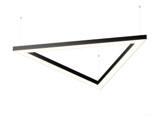 Светильник HOKASU Delta S50 (RAL9005/3x811/LT70 — 4K/52W)