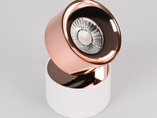 Светильник SP-PLURIO-SURFACE-R77-9W Day4000 (WH-COP, 36 deg, 230V) (Arlight, IP20 Металл, 3 года)
