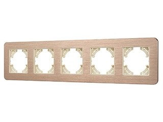 Рамка алюминиевая FRM-AKIRY-AL-5-GD (Arlight, -)