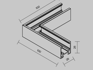 Комплектующие для трековой системы Technical TRAMN034CL-41W