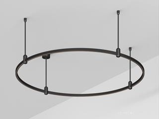 Основание ART-APRIORI-ROUND-ROD-400-R1200 (BK) (Arlight, IP20 Металл, 3 года)