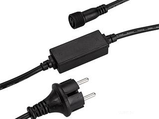 Шнур питания ARD-CLASSIC-FLASH-1.5M Black (230V, 1.6A) (Ardecoled, Закрытый)