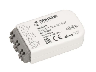 INTELLIGENT ARLIGHT Диммер DALI-201-32W-DC-SUF (8-45V DC, 700mА) (IARL, IP20 Пластик, 3 года)