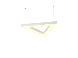 Светильник Треугольник S50 (RAL9003/3x398/LT70 — 3K/26W)