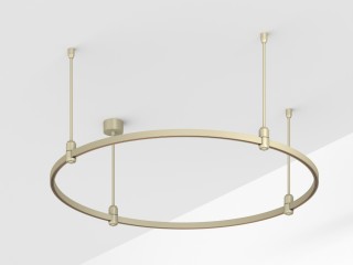 Основание ART-APRIORI-ROUND-ROD-400-R1000 (OG) (Arlight, IP20 Металл, 3 года)