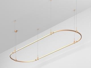 Основание ART-APRIORI-OVAL-HANG-3000x1000 (GD) (Arlight, IP20 Металл, 3 года)