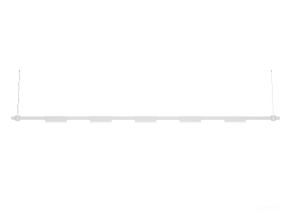 Подвесной светильник HOKASU PL11 (RAL9003/2500mm – 200mm/LT70/4K/30W/120deg)
