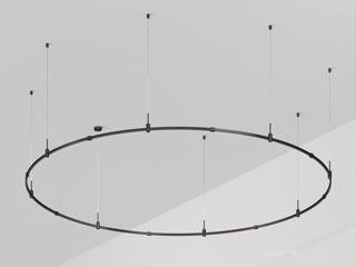 Основание ART-APRIORI-ROUND-HANG-R3000 (BK) (Arlight, IP20 Металл, 3 года)