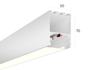 Линейный светильник HOKASU 50/70 noPS (RAL9003/500mm/LT70 — 4K/11W)
