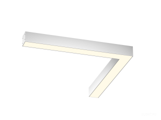 Светильник Угол S50 (RAL9003/625x625mm/LT70 — 3K/26W)