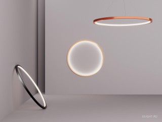 Подвесной светодиодный светильник в форме кольца диаметром от 42,5 см до 105 см. Современная, стильная люстра – дизайнерский светодиодный светильник в форме кольца. Эта дизайнерская люстра идеально подходит для интерьеров в стиле модерн, лофт, хайтек.