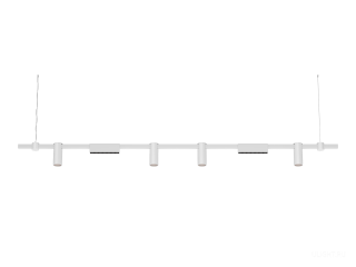 Подвесной светильник HOKASU PL10 (RAL9003/2000mm – 190mm/40deg – D55/140mm – 4K/37W)