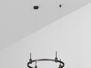 Основание ART-APRIORI-ROUND-HANG-R600 (BK) (Arlight, IP20 Металл, 3 года)