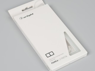 Рамка стеклянная FRM-OMALI-GS-2-WH (Arlight, -)