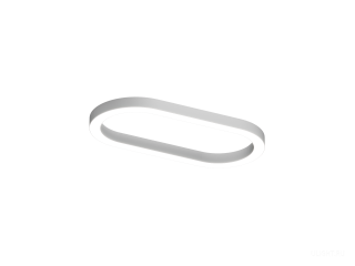 Модульный светильник HOKASU Frame-R (RAL9003/1250*625mm/LT70 — 4K/83W/120deg)