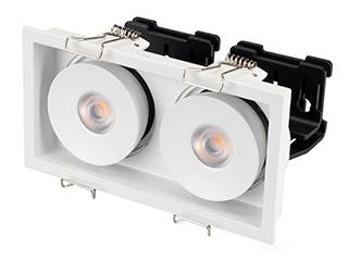 Светильник CL-SIMPLE-S148x80-2x9W Day4000 (WH, 45 deg) (Arlight, IP20 Металл, 3 года)