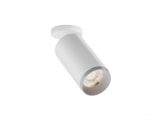 Накладной светильник HOKASU Tube ON Zoom (85-160/ral9003 – 30w/4090/12-50deg)