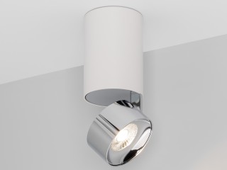 Светильник SP-PLURIO-SURFACE-LONG-R77-9W Day4000 (WH-CHR, 36 deg, 230V) (Arlight, IP20 Металл, 3 года)