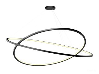 Светильник HOKASU Nimbus (RAL9005/D1050-1250/LT70 — 3K/101,2W/120deg)