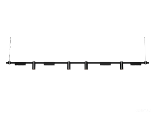 Подвесной светильник HOKASU PL10 (RAL9005/2500mm – 190mm/40deg – D55/140mm – 4K/54W)