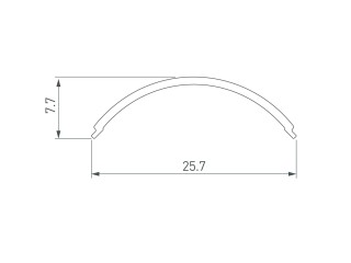 Экран SL-KANT-H20 ROUND OPAL (Arlight, Пластик)